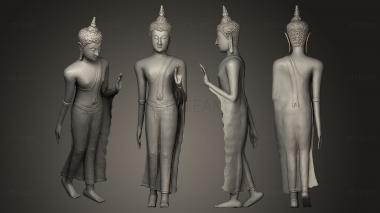 3D model Walking Buddha (STL)